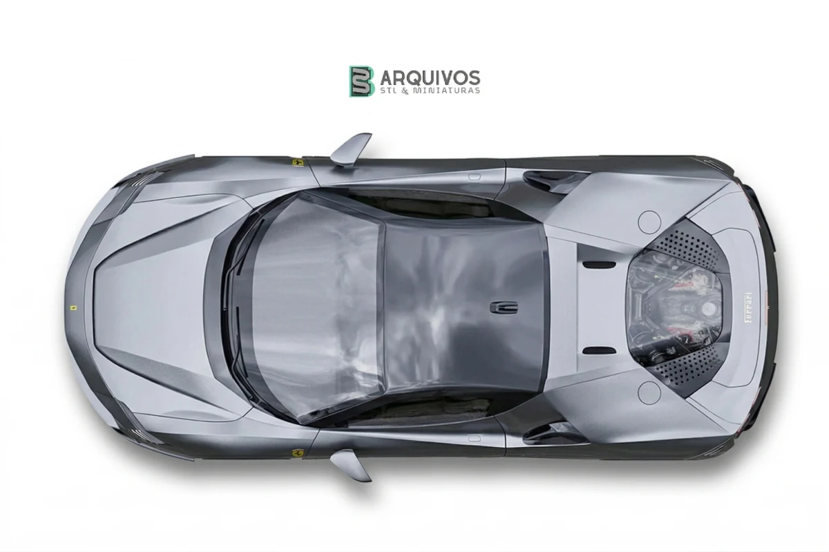 Modelo 3D STL - Ferrari SF90 — foto 6